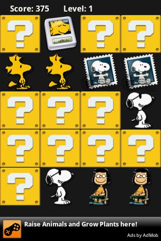 *Snoopy* Memory Game Android Cards & Casino