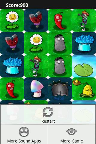 >Plants Zombies Memory Game Android Casual