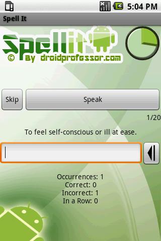 SpellDroid Android Brain & Puzzle