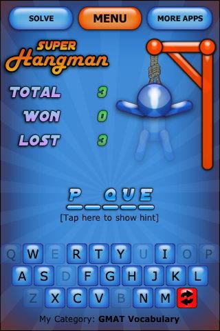 Super Hangman Demo Android Brain & Puzzle