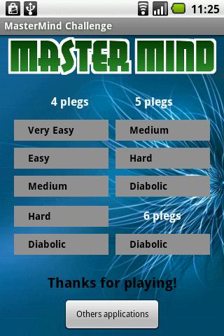 Master Mind Challenge Android Brain & Puzzle