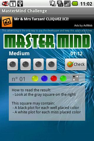 Master Mind Challenge Android Brain & Puzzle