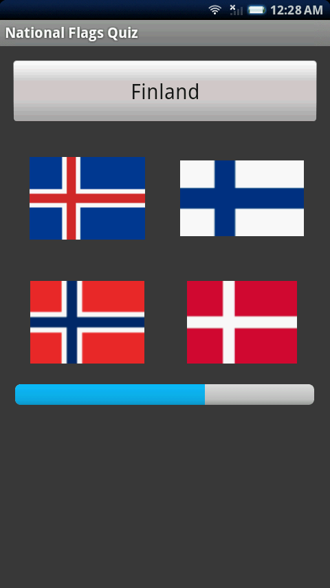 National Flags Quiz Android Brain & Puzzle