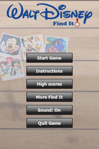 Find It : Walt Disney Android Arcade & Action