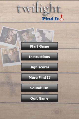 Find It : Twilight Saga Android Arcade & Action