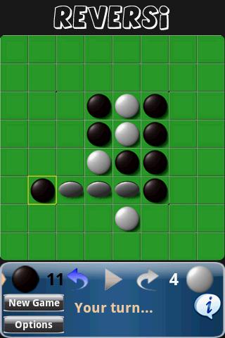 Deep Green Reversi Android Brain & Puzzle