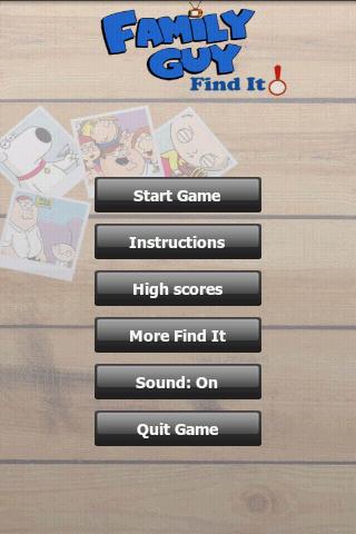 Find It : Family Guy Android Arcade & Action