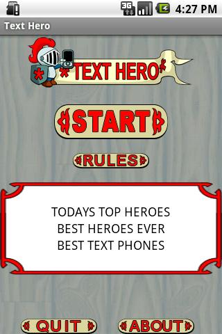 Text Hero *Free limited time* Android Brain & Puzzle