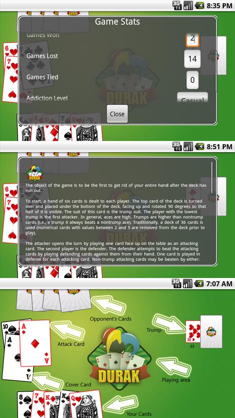 Russian durak (дурак) Android Cards & Casino