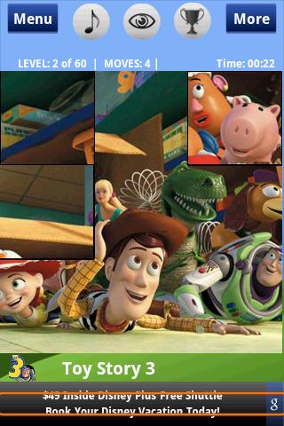 Toy Story 3 – Puzzle Android Brain & Puzzle
