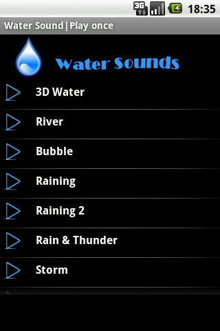 Water Sounds(Relaxed) Android Entertainment