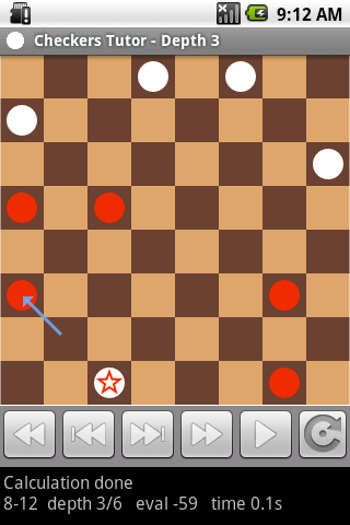 Checkers Tutor Android Brain & Puzzle