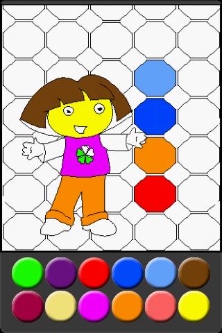 Dora Coloring Pages Android Casual