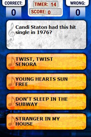 Music Trivia thru the decades Android Brain & Puzzle