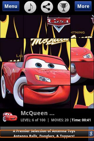 McQueen for Kids Android Brain & Puzzle