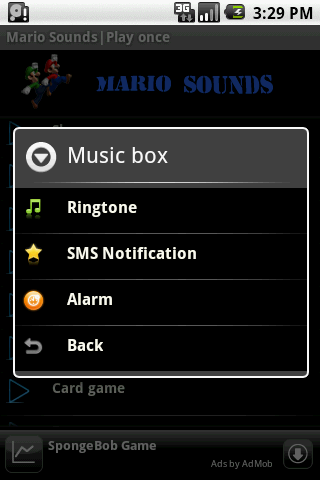 *Mario Sounds & Ringtone Android Casual