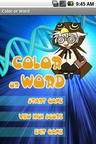Color Or Word Android Brain & Puzzle