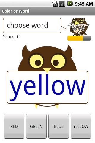Color Or Word Android Brain & Puzzle