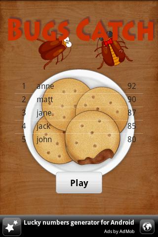 Bugs Catch Android Arcade & Action