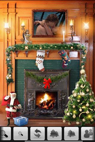 EverGreets: xmas fireplace Android Casual