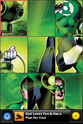 Green Lantern Android Brain & Puzzle