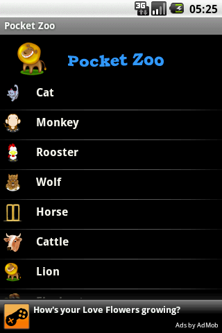 Pocket Zoo for Kids Android Casual