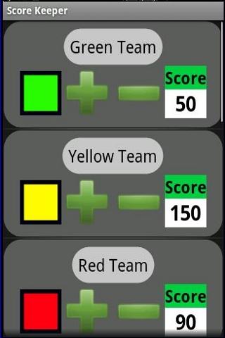 Score Keeper Android Casual