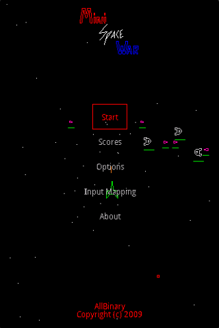 MiniSpaceWar w/Vector Android Arcade & Action