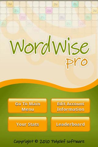 WordWise Pro Android Brain & Puzzle