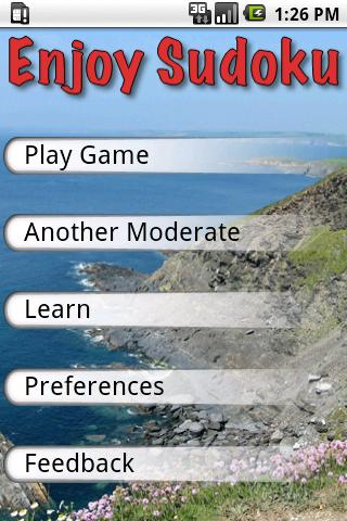 Enjoy Sudoku Android Brain & Puzzle