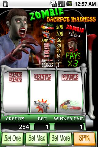 Zombie Jackpot Madness Android Cards & Casino