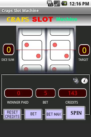 Craps Slot Machine