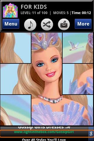 Barbie Special For Kids Android Brain & Puzzle