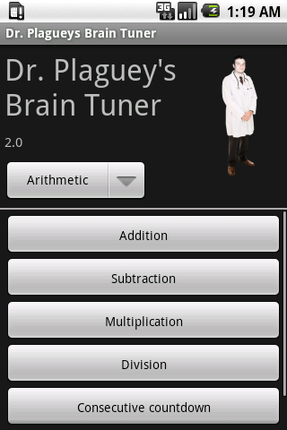 Dr. Plaguey’s Brain Tuner Android Brain & Puzzle