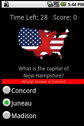 USA Capitals Android Brain & Puzzle