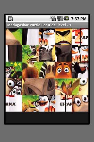 Kids Madagascar Puzzle Android Brain & Puzzle