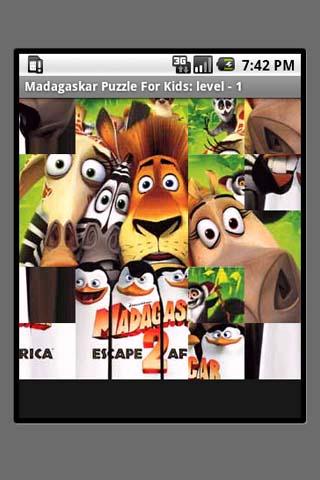 Kids Madagascar Puzzle Android Brain & Puzzle