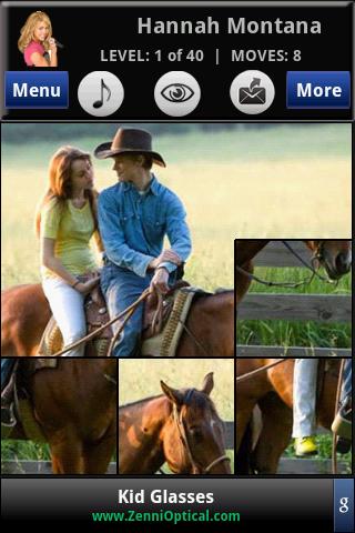 Hannah Montana’s Photo Puzzles Android Casual