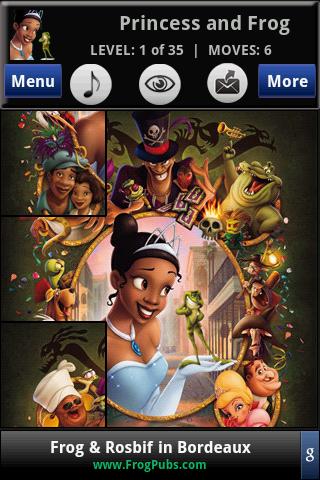 The Princess and The Frog Pics Android Brain & Puzzle