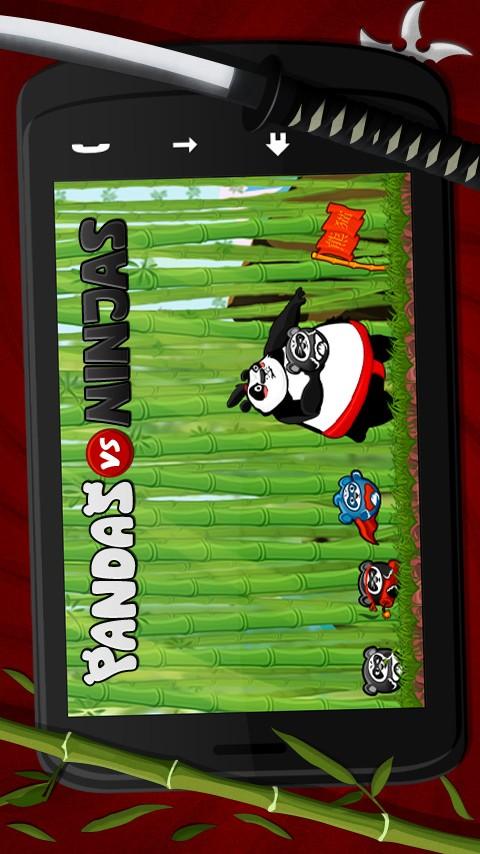 Pandas vs  Ninjas Android Arcade & Action