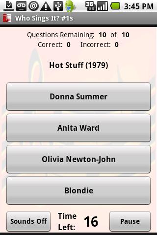 Who Sings It?  #1 Hits Android Brain & Puzzle