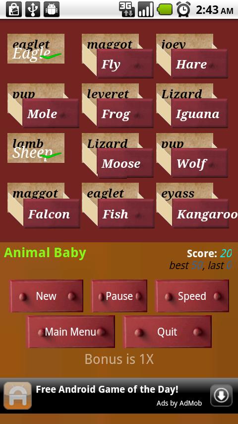 Word Match Android Brain & Puzzle