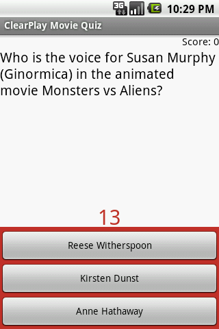 ClearPlay Movie Quiz Android Brain & Puzzle