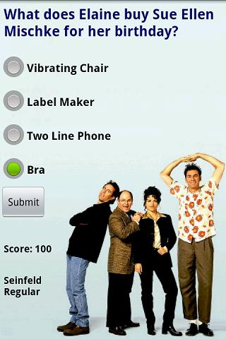 Seinfeld Trivia Android Brain & Puzzle