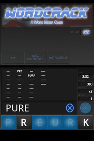WordCrack Demo  A Word Game