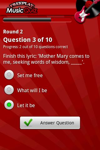 FreePlay Music Quiz Android Brain & Puzzle