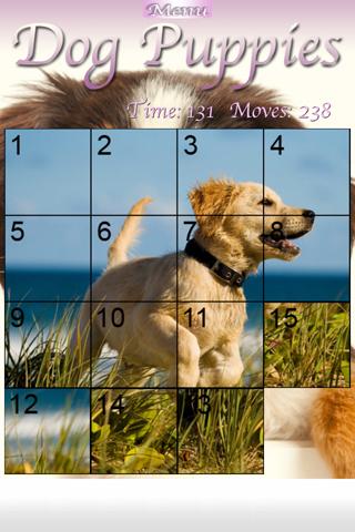 Dog Puppies Android Brain & Puzzle