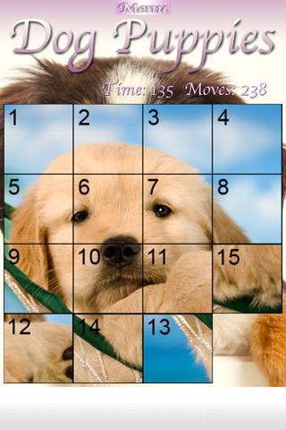 Dog Puppies Android Brain & Puzzle