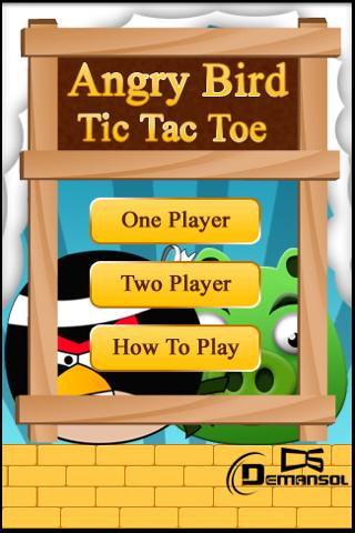 AngryBird TicTacToe Android Brain & Puzzle
