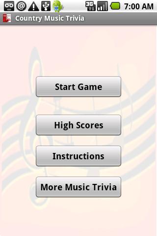 Country Music Trivia Android Brain & Puzzle